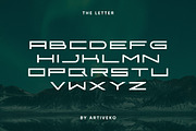 Kendburg Futuristic Font, a Sans Serif Font by Artiveko (Thumbnail 3 of 4)