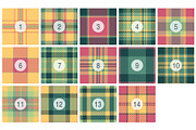 #231 Rustic Cozy Blankets, a Pattern Graphic by Plaid4You (Thumbnail 2 of 5)