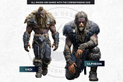 Norse Jotuns Giant Viking Cliparts, a Person Illustration by ThatsDesignArt (Thumbnail 11 of 18)
