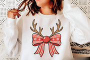 Christmas Reindeer Bow Png,Coquette, an Illustration by Libby Wishes (Thumbnail 4 of 6)