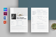 Scope Of Work | MS Word & Indesign, a Stationery Template by obayes (Thumbnail 1 of 4)