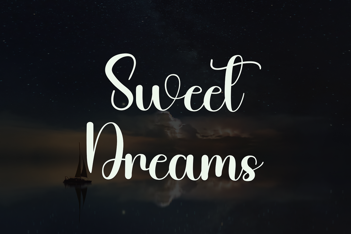 Sparky Dream, a Script Font by InermediaSTUDIO (Photo 7 of 8)
