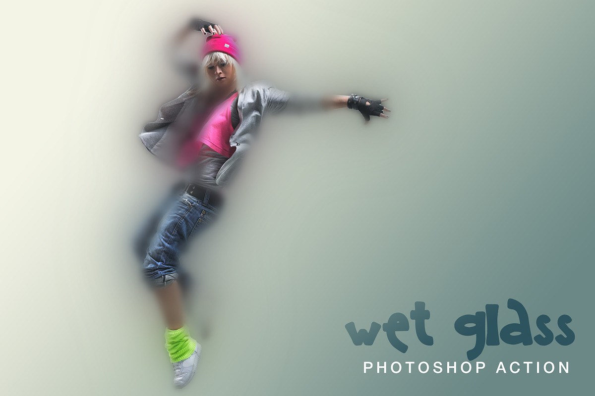 WET glass Photoshop Action, an Action Add-On by Ruslan Zelensky (Photo 3 of 7)