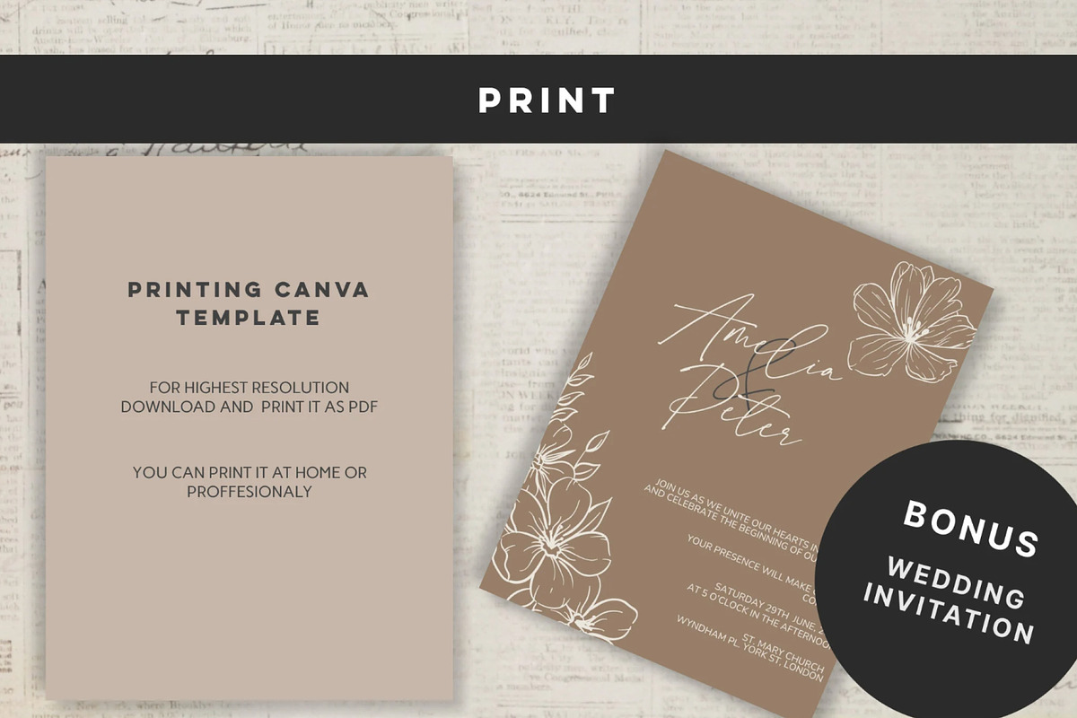 Printable Wedding Planner, a Stationery Template by Design House (Photo 12 of 18)