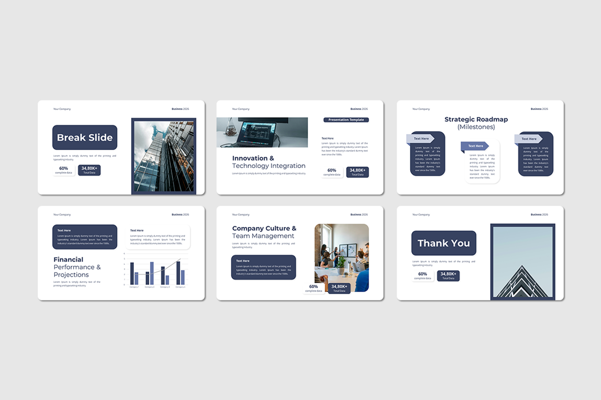 Business Evolution & Growth Strategy, a Presentation Template by QR Design Studio (Photo 3 of 3)