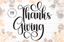 Thanks Giving | Script Font