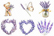 Lavender Mother’s Day Clipart, an Illustration by Watercolor design (Thumbnail 3 of 13)