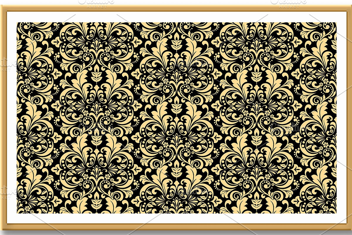 Wallpaper in the style of Baroque., a Pattern Graphic by RODINA (Photo 2 of 3)