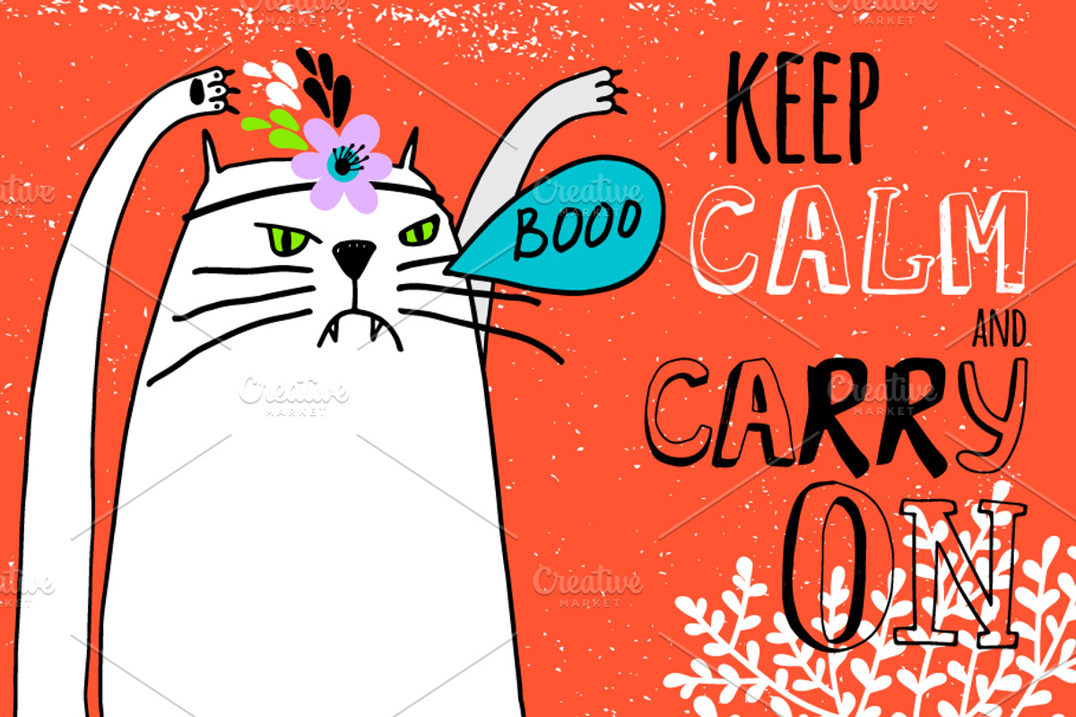 Angry Cat, an Illustration by ianakauri (Photo 1 of 5)
