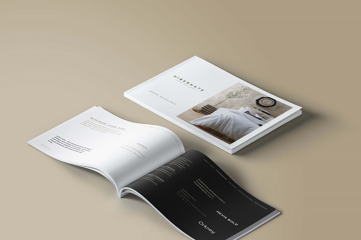 Minimal Brand Guidelines Template, a Branding & Logo Template by Naveera Aftab (Photo 4 of 4)