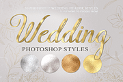Wedding Invitation Photoshop Styles, a Layer Style Add-On by Photohacklovers (Thumbnail 8 of 9)