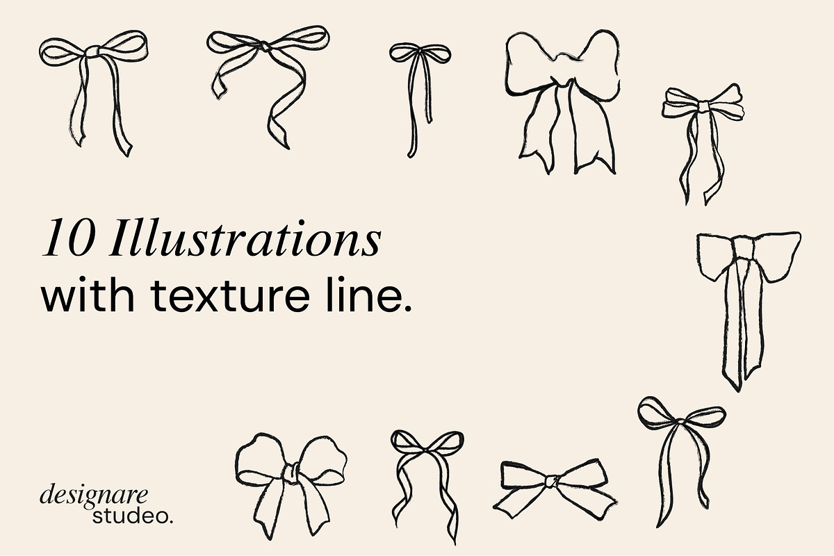 Coquette Ribbons Part 2, a Decorative Illustration by ginni illustrations (Photo 2 of 4)
