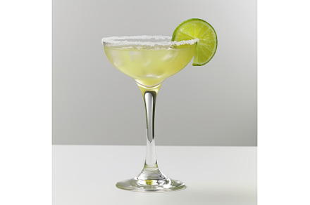 A vibrant margarita cocktail