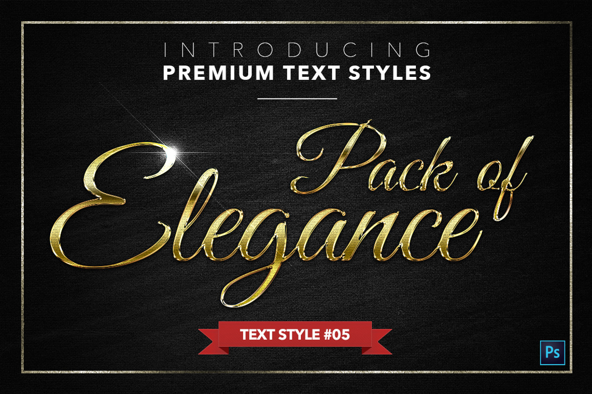 Elegance #1 - 15 Text Styles preview 6