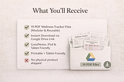 Fitness & Wellness Tracker Bundle, a Stationery Template by MIRoots Design Studio (Thumbnail 10 of 11)