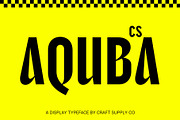 CS Aquba – Bold Font, a Sans Serif Font by Craft Supply Co. (Thumbnail 1 of 8)