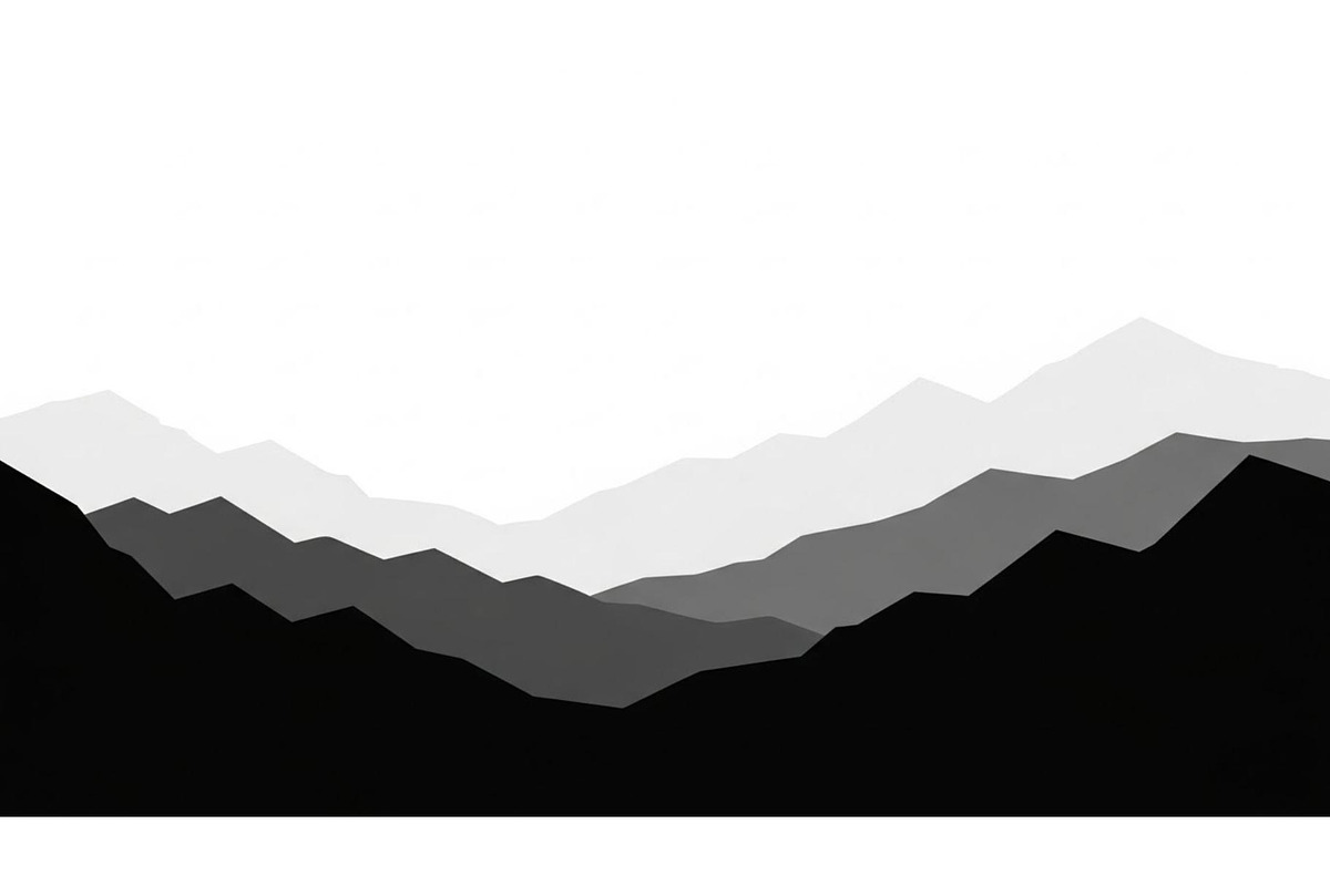 50 Mountain Landscape Silhouette Bun, an Illustration by Designer_Momina (Photo 14 of 51)