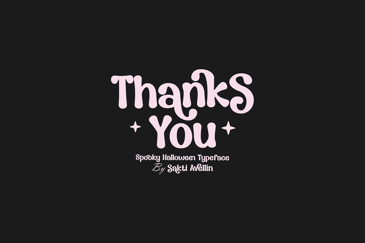 Spooky Halloween - Groovy Font, a Handwritten Font by SaktiAvellin (Photo 6 of 10)