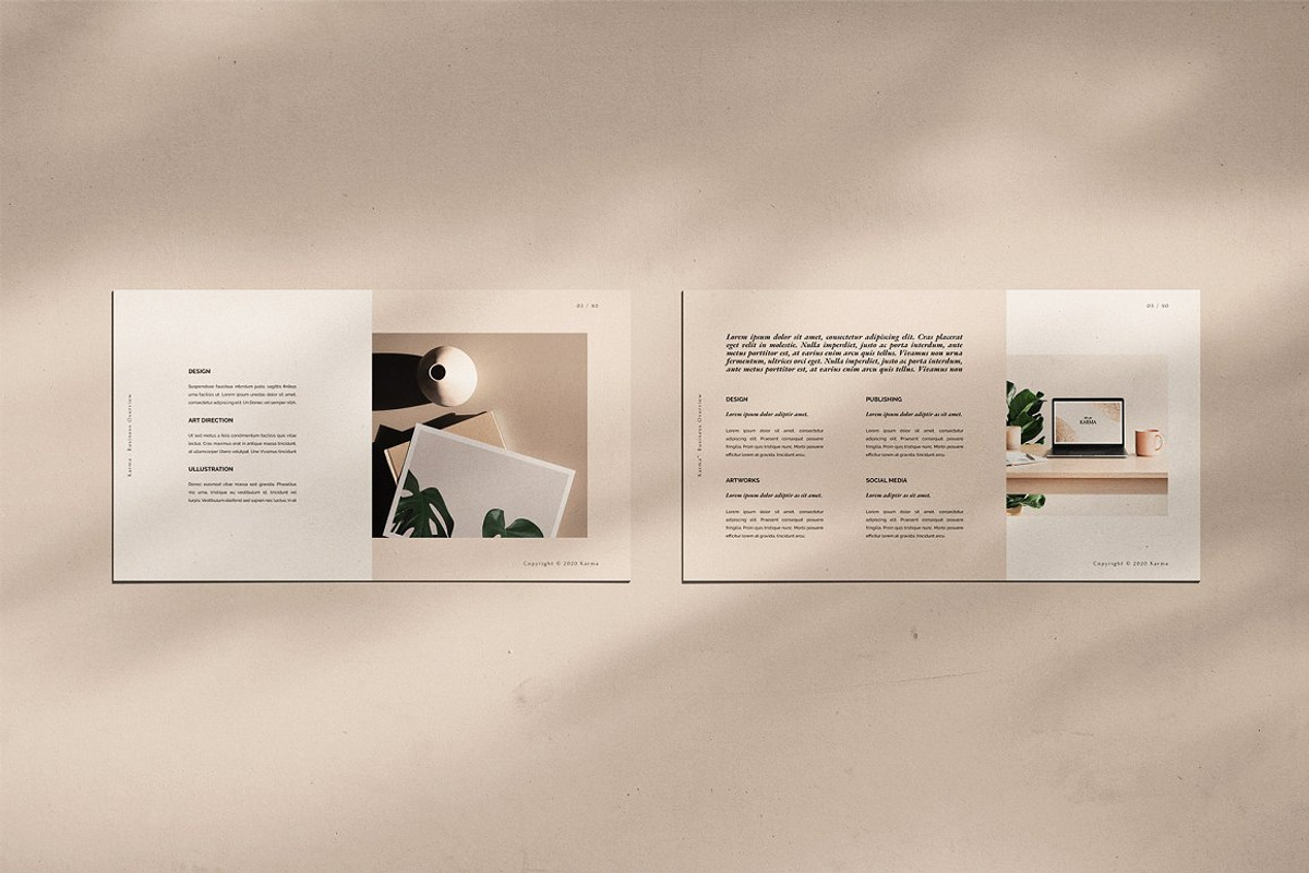 Karma Corporate Presentation, a Presentation Template by Blue Kite Creative (Photo 9 of 19)