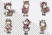 Whimsical Mother's Day Horse Clipart, an Illustration by SVGArt (Thumbnail 3 of 9)