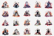 Dracula's Grave Halloween, an Illustration by Gemstone (Thumbnail 2 of 12)