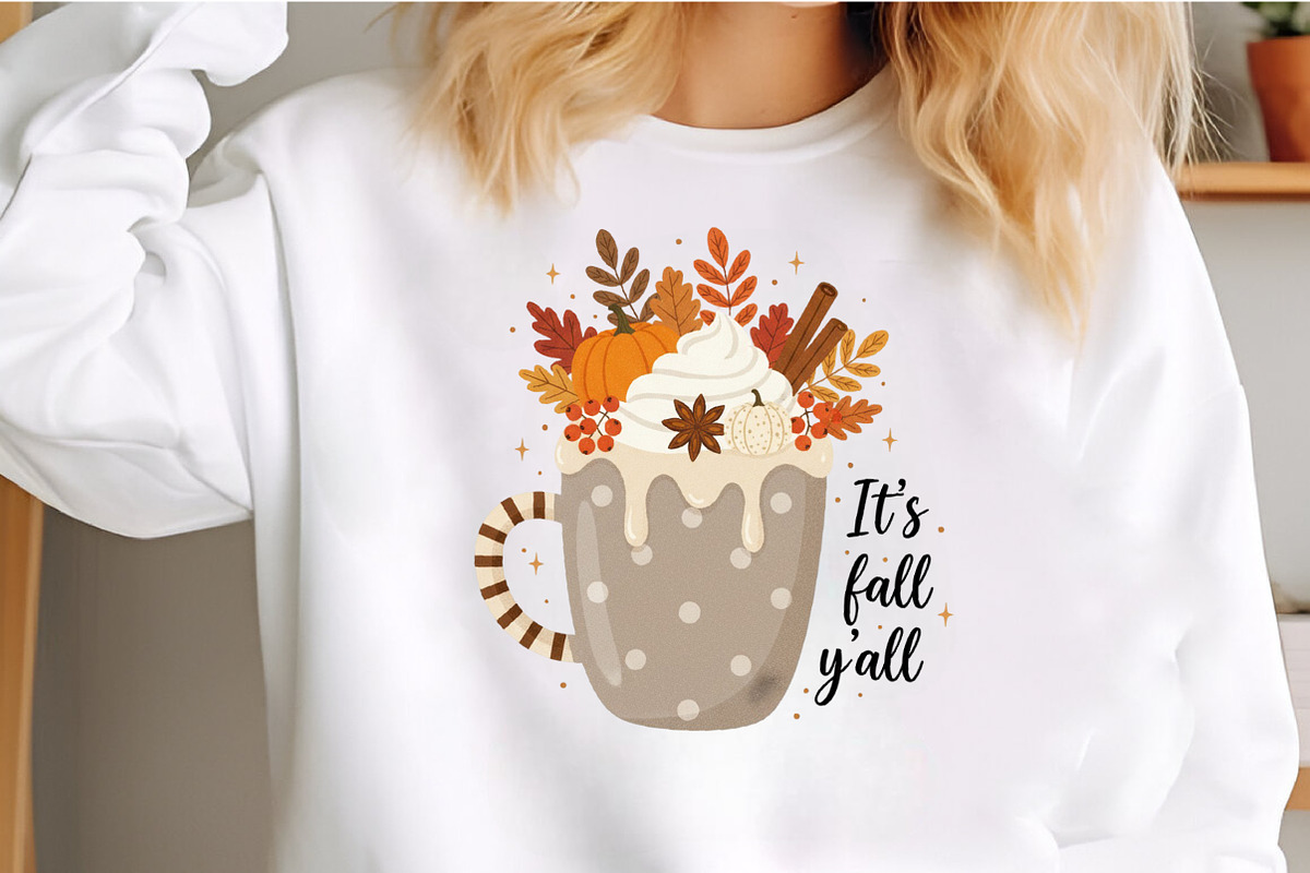 Whipped Fall Drink PNG, an Illustration by Craft Nest (Photo 3 of 6)