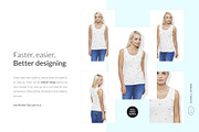 Women Tank Mock-ups Set FREE DEMO, a Books & Magazine Mockup by Apparel_Mockups (Thumbnail 8 of 24)