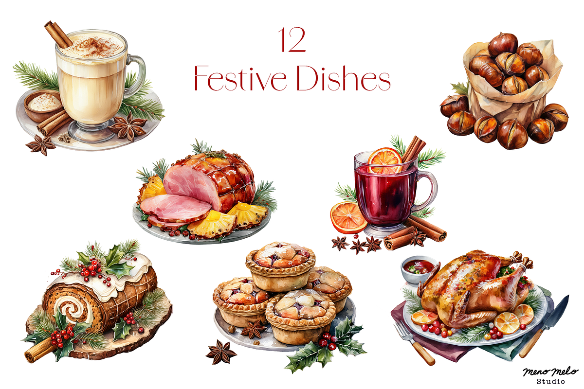 Christmas Illustration, an Illustration by MenoMelo Studio (Photo 4 of 9)