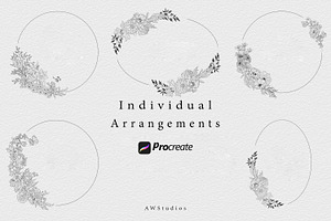 Procreate Midsummer Wreaths