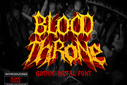 BloodThrone Gothic Metal Font, a Script Font by Art StoreID (Thumbnail 10 of 12)