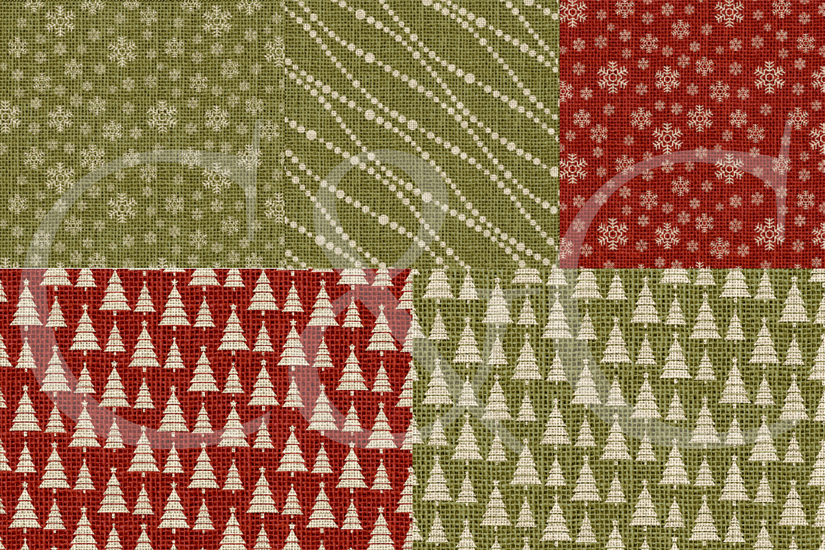 Christmas Burlp Digital Paper Pack18 preview 4