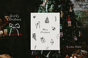 Quirky Christmas Line Drawings, an Object Graphic by Lana Elanor (Thumbnail 4 of 12)