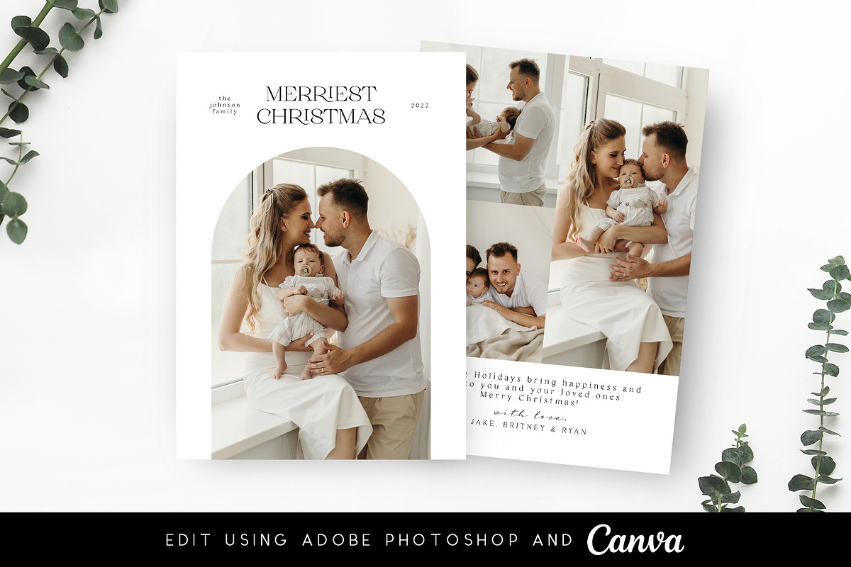 2022 Christmas Card Bundle, a Card Template by Always Templates (Photo 6 of 12)