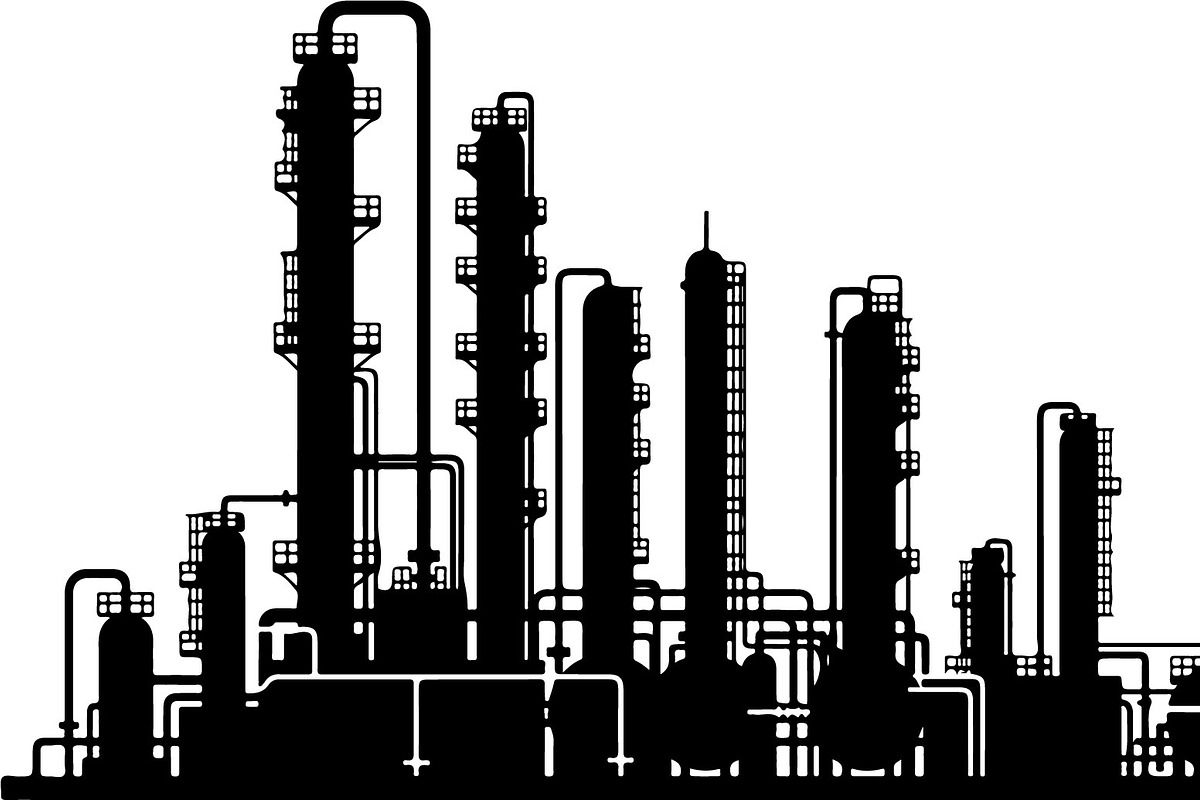 Industrial Factory Silhouette Bundle, an Illustration by Designs_River (Photo 8 of 45)