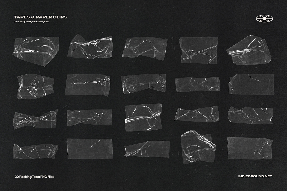 Tapes & Paper Clips, an Object Graphic by Indieground Design Inc. (Photo 6 of 11)