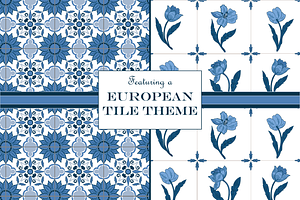 Azulejos And Delft Tile Patterns