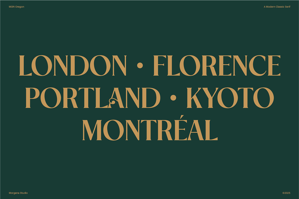MGN Oregon, a Serif Font by Morgana Studio (Photo 5 of 12)