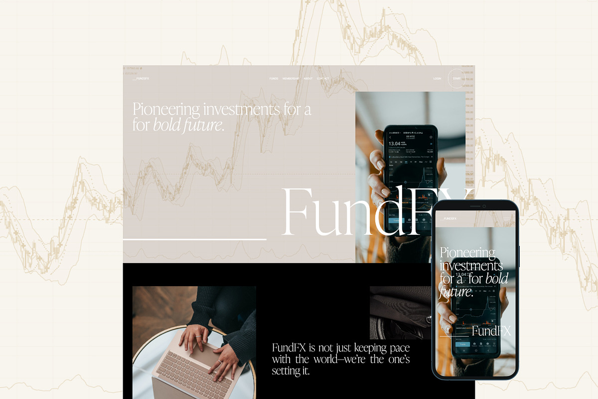 FundFX Squarespace Website Template