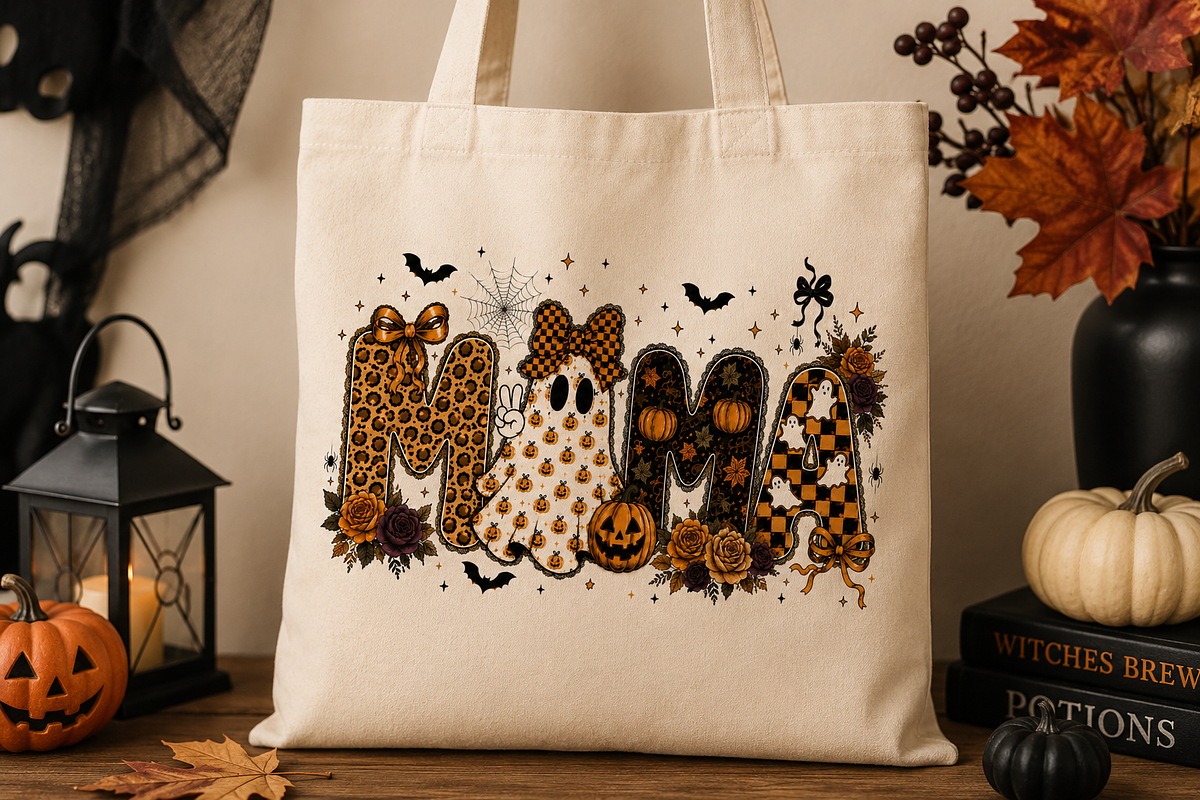 Retro Vintage Halloween Mama Bundle, an Object Graphic by Daisy Design (Photo 9 of 21)