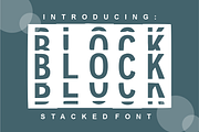Block Font – Display Font Type, a Font by KiddoGlyphs Studio (Thumbnail 1 of 5)