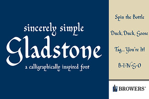 Gladstone Font