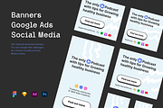 Podcast Business - Banners vol1, a Social Media Template by Petr Bilek (Thumbnail 1 of 3)