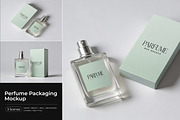 Perfume Packaging Mockup, a Packaging Mockup by Pitchlook.Studio (Thumbnail 1 of 4)