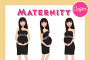 Maternity Pregnant Portrait Creator, a Person Illustration by Lauren Lesley Studio (Thumbnail 10 of 45)