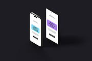 iPhone 14 Pro Max & S22 Ultra Mockup, an iPhone Mockup by Modern Studio (Thumbnail 14 of 20)