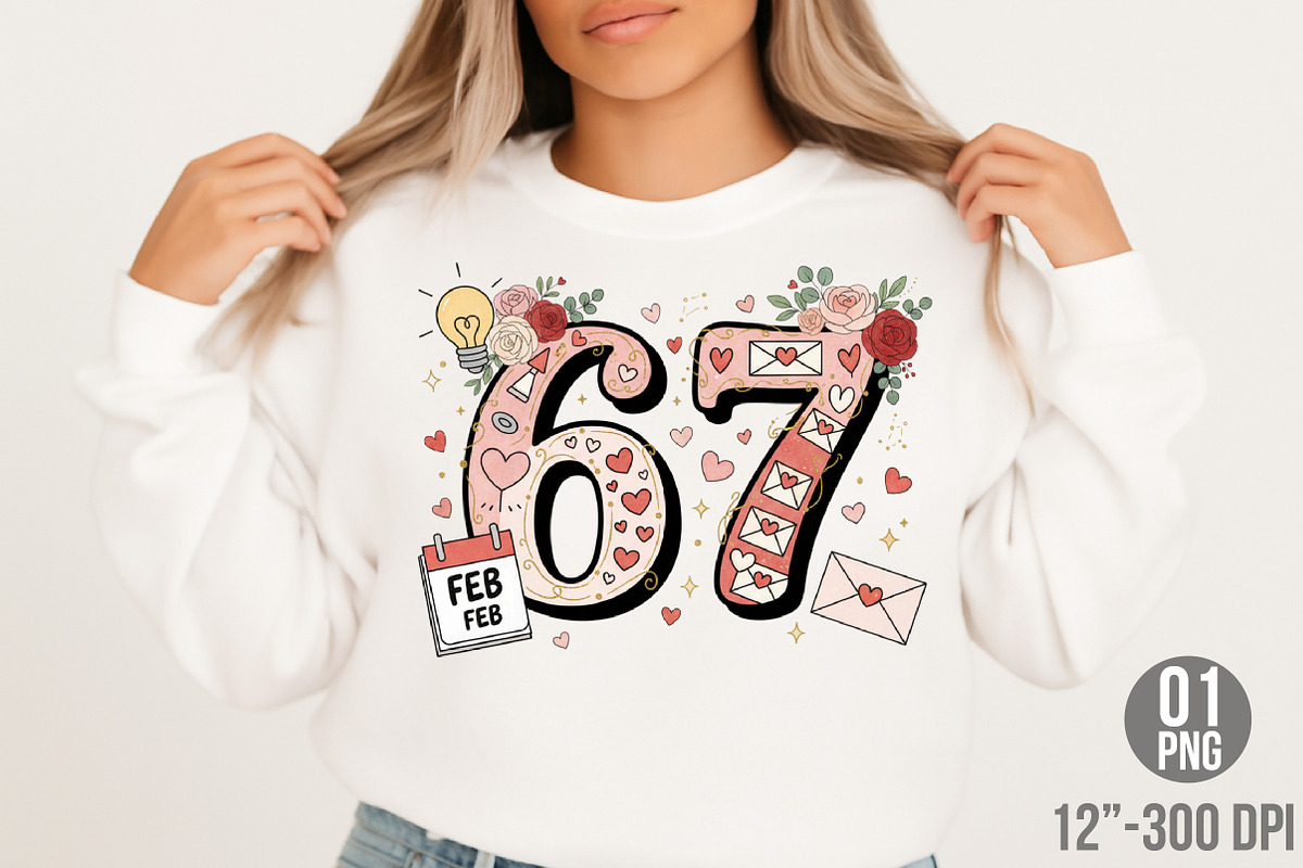 Valentine 67 Png, Funny Valentine 67, an Illustration by Designking (Photo 2 of 6)