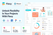 Flexy React Admin Dashboard Template, a React Template by WrapPixel (Thumbnail 1 of 15)