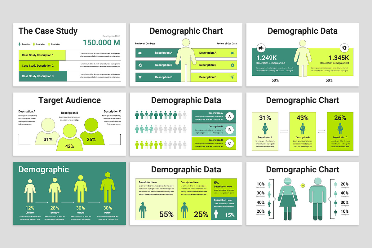 Demographic Chart Powerpoint preview 3