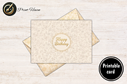 Birthday Card & A7 Envelope Printabl, a Card Template by Print Haven (Thumbnail 1 of 4)