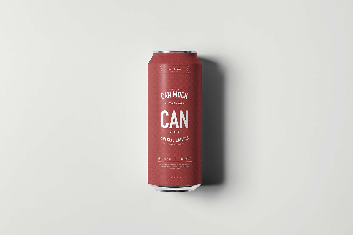 Can Mock-up 2, a Cups & Container Mockup by Yogurt86 (Photo 6 of 11)